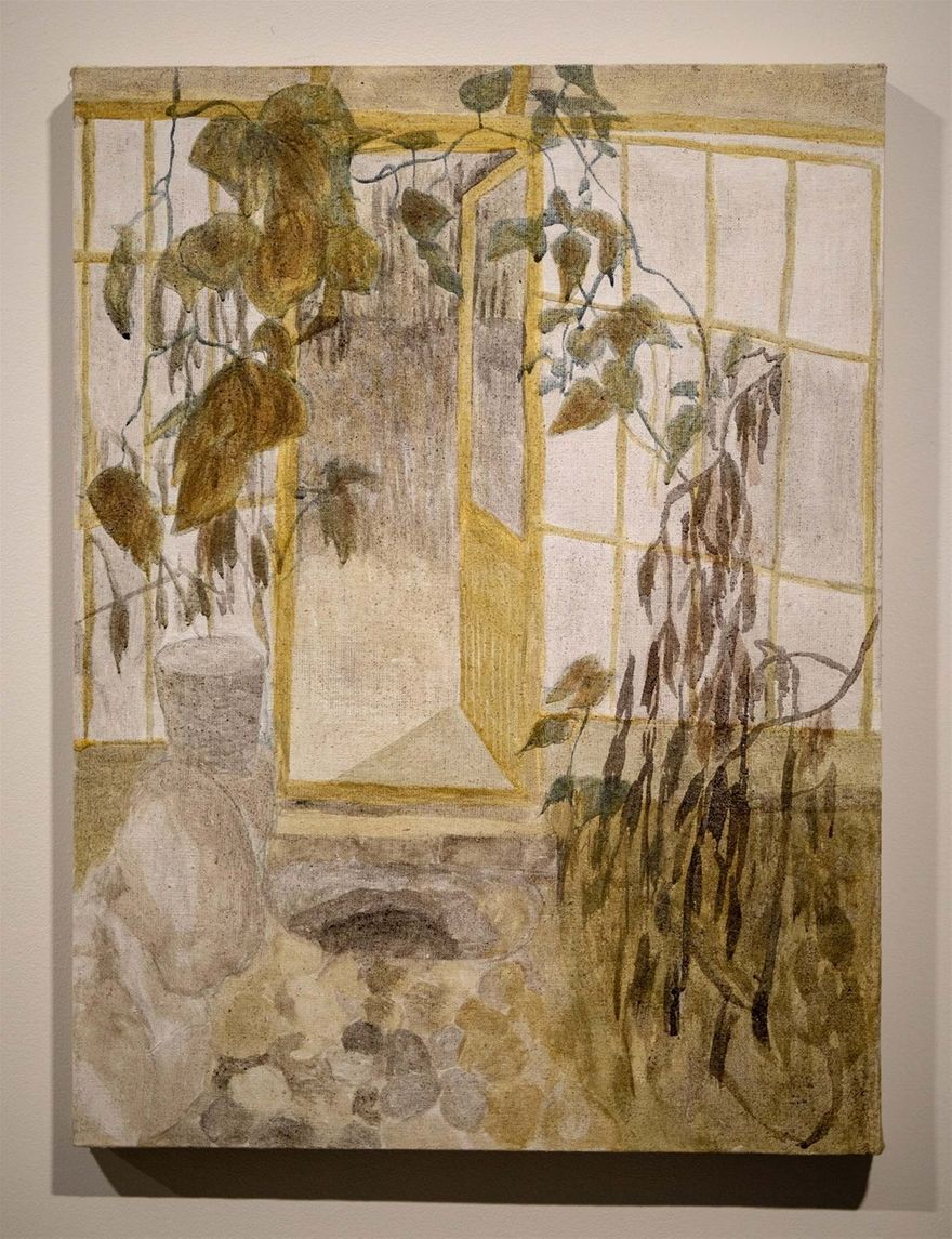 Autumn / 2019 / 80,5cm x 60,5cm / tempera and pigments on linen / Project Room / Photo: Marko Kettunen